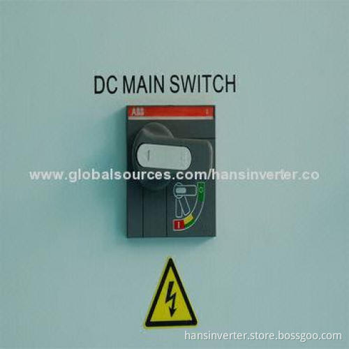 Solar inverter with high efficiency of 96.8% with transformer